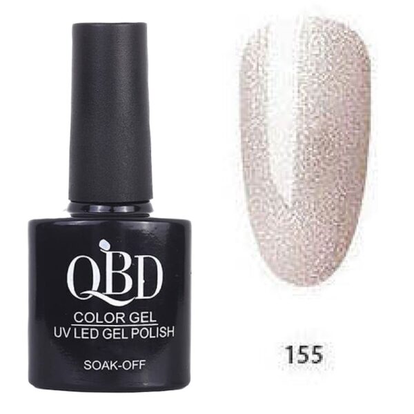 Επαγγελματικό Ημιμόνιμο Βερνίκι QBD Color Gel UV LED GEL POLISH SHELLAC SOAK-OFF 10ML - 155