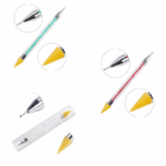 Εργαλείο Στυλό Για Την Τοποθέτηση Στρας Νυχιών Μπλε/Λευκό/Ροζ