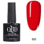 Επαγγελματικό Ημιμόνιμο Βερνίκι QBD Color Gel UV LED GEL POLISH SHELLAC SOAK-OFF 10ML - 005