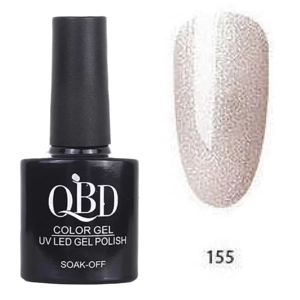 Επαγγελματικό Ημιμόνιμο Βερνίκι QBD Color Gel UV LED GEL POLISH SHELLAC SOAK-OFF 10ML - 155