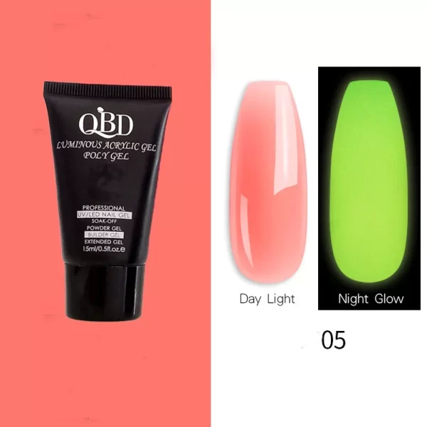 QBD LUMINOUS Acrylic Gel Polygel 15ml N-5
