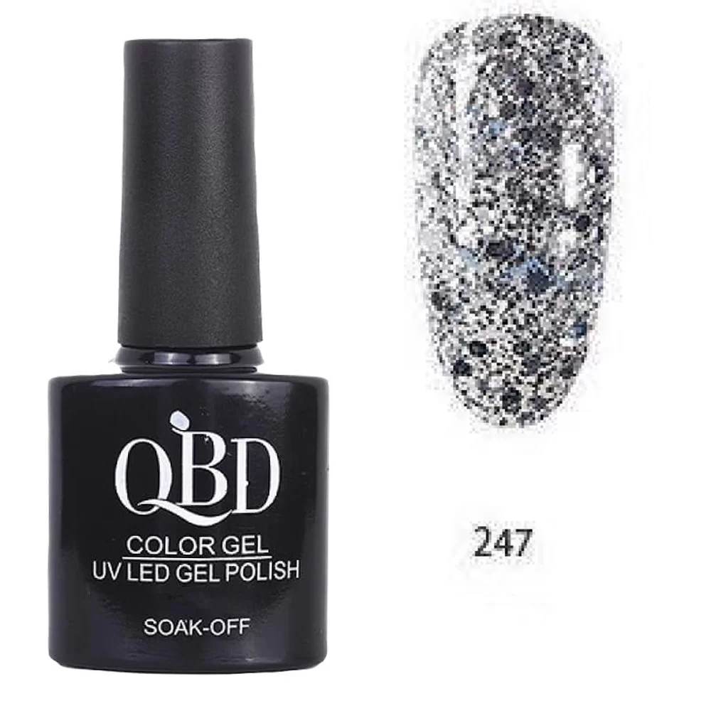fiwo-BVoLBZIi Επαγγελματικό Ημιμόνιμο Βερνίκι QBD Color Gel UV LED GEL POLISH SHELLAC SOAK-OFF 10ML - 247 - Image 1