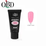 GEL ΧΤΙΣΙΜΑΤΟΣ QBD ACRYLIC GEL UV/LED NAIL GEL - SOAK OFF CLEAR ROSE 30ML NY-QBD1333-24
