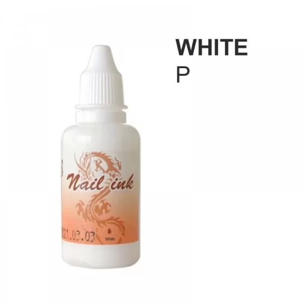ΑΚΡΥΛΙΚΑ ΧΡΩΜΑΤΑ ΑΕΡΟΓΡΑΦΟΥ AIRBRUSH NAIL INK 30 ML OEM WHITE NY-51051-P