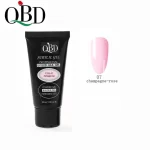 GEL ΧΤΙΣΙΜΑΤΟΣ QBD ACRYLIC GEL UV/LED NAIL GEL - SOAK OFF CHAMPAGNE-ROSE 60 ML NY-QBD1333-07