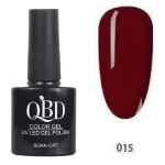 Επαγγελματικό Ημιμόνιμο Βερνίκι QBD Color Gel UV LED GEL POLISH SHELLAC SOAK-OFF 10ML - 015
