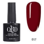 Επαγγελματικό Ημιμόνιμο Βερνίκι QBD Color Gel UV LED GEL POLISH SHELLAC SOAK-OFF 10ML - 017