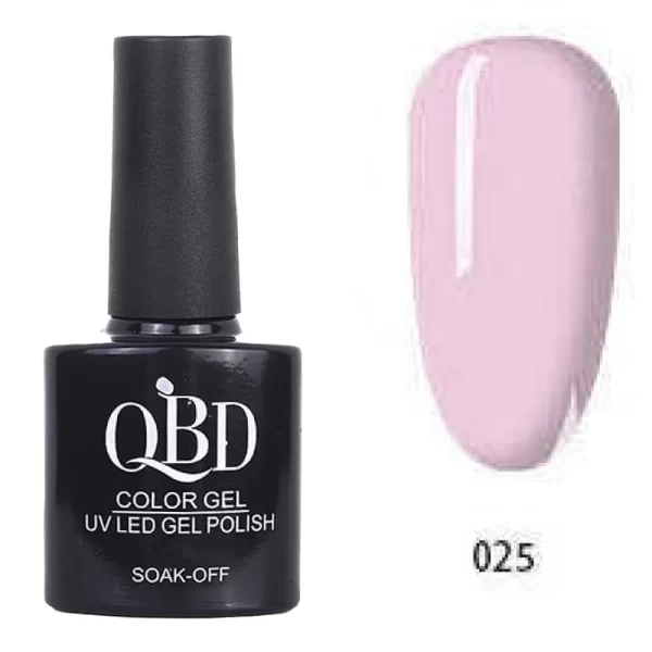 Επαγγελματικό Ημιμόνιμο Βερνίκι QBD Color Gel UV LED GEL POLISH SHELLAC SOAK-OFF 10ML - 025