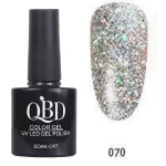 Επαγγελματικό Ημιμόνιμο Βερνίκι QBD Color Gel UV LED GEL POLISH SHELLAC SOAK-OFF 10ML - 070