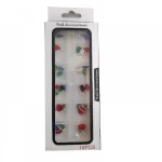 NAIL DECORATIONS ΓΙΑ ΜΑΝΙΚΙΟΥΡ ΠΕΝΤΙΚΙΟΥΡ ΣΕΤ 12 ΒΑΖΑΚΙΑ ΣΕ ΔΙΑΦΟΡΑ ΣΧΕΔΙΑ NY-51005