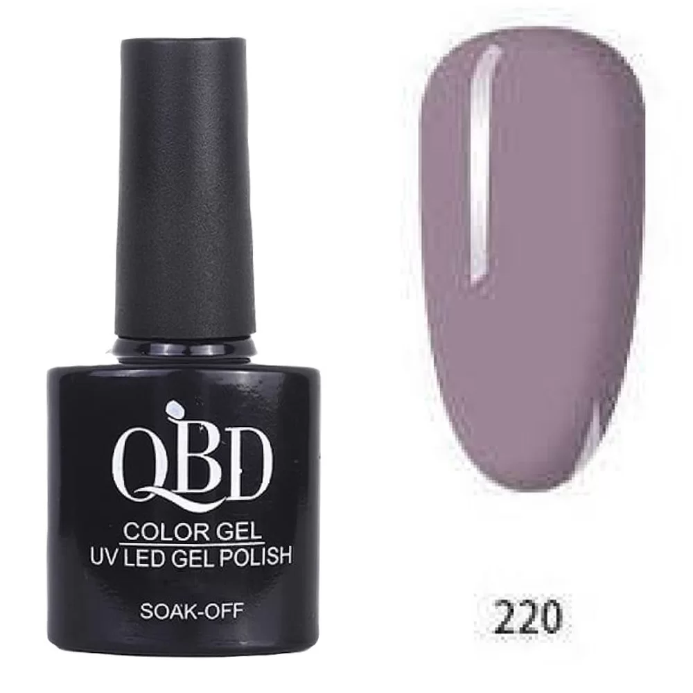fiwo-M7hUorP0 Επαγγελματικό Ημιμόνιμο Βερνίκι QBD Color Gel UV LED GEL POLISH SHELLAC SOAK-OFF 10ML - 220 - Image 1