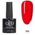 Επαγγελματικό Ημιμόνιμο Βερνίκι QBD Color Gel UV LED GEL POLISH SHELLAC SOAK-OFF 10ML - 006