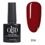 Επαγγελματικό Ημιμόνιμο Βερνίκι QBD Color Gel UV LED GEL POLISH SHELLAC SOAK-OFF 10ML - 014