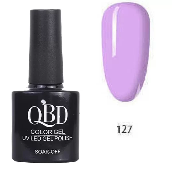 Επαγγελματικό Ημιμόνιμο Βερνίκι QBD Color Gel UV LED GEL POLISH SHELLAC SOAK-OFF 10ML - 127