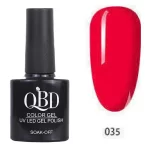 Επαγγελματικό Ημιμόνιμο Βερνίκι QBD Color Gel UV LED GEL POLISH SHELLAC SOAK-OFF 10ML - 035