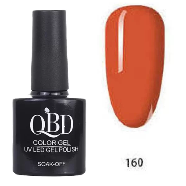 Επαγγελματικό Ημιμόνιμο Βερνίκι QBD Color Gel UV LED GEL POLISH SHELLAC SOAK-OFF 10ML - 160