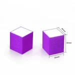 Buffer Mini σε Κομμάτια 30 τμχ 2,5×2,5×2,5cm Μωβ