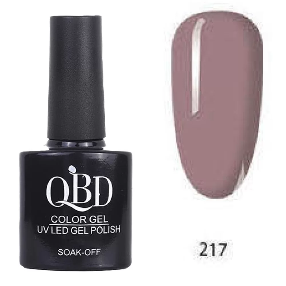 fiwo-WUAbiAlt Επαγγελματικό Ημιμόνιμο Βερνίκι QBD Color Gel UV LED GEL POLISH SHELLAC SOAK-OFF 10ML - 217 - Image 1