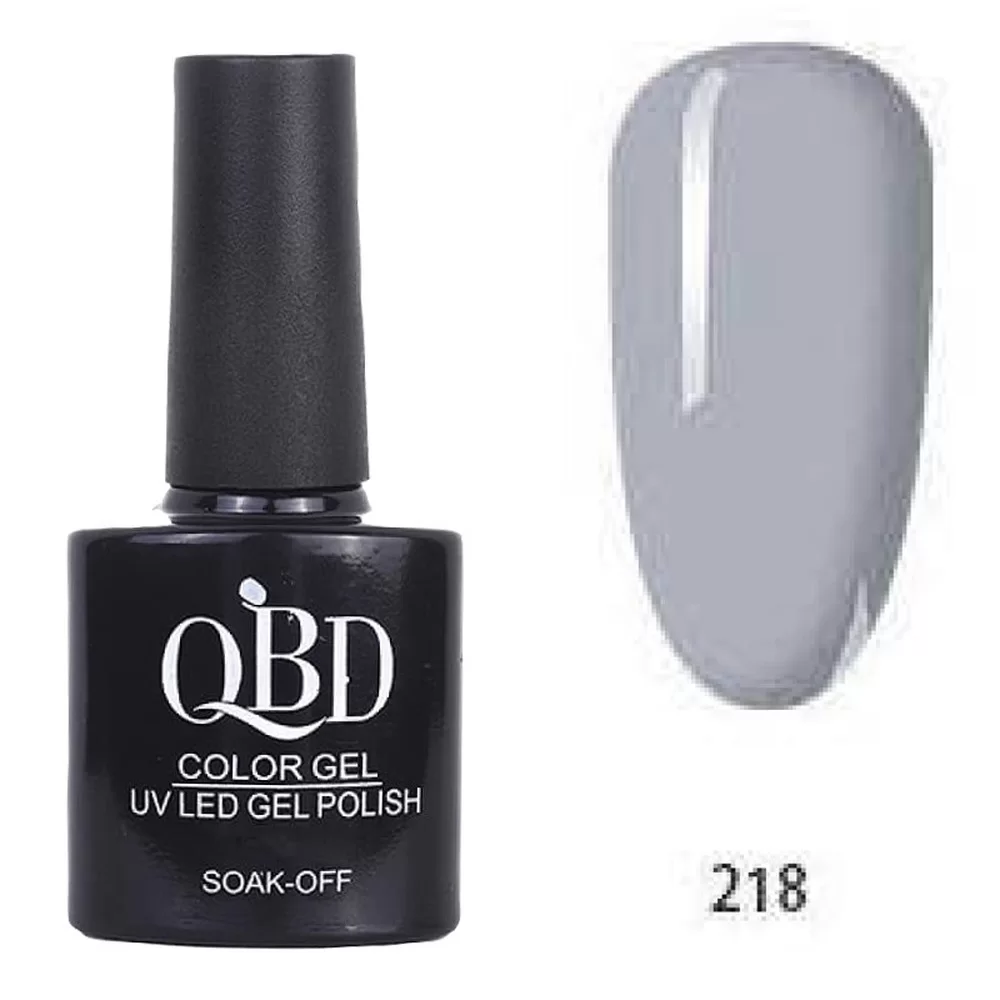 fiwo-YgsDWRDb Επαγγελματικό Ημιμόνιμο Βερνίκι QBD Color Gel UV LED GEL POLISH SHELLAC SOAK-OFF 10ML - 218 - Image 1