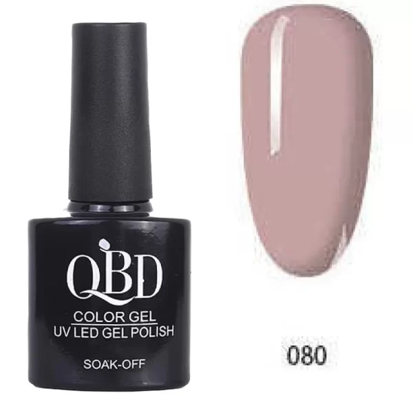 Επαγγελματικό Ημιμόνιμο Βερνίκι QBD Color Gel UV LED GEL POLISH SHELLAC SOAK-OFF 10ML - 080