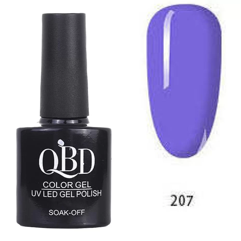 fiwo-ayeXLLmP Επαγγελματικό Ημιμόνιμο Βερνίκι QBD Color Gel UV LED GEL POLISH SHELLAC SOAK-OFF 10ML - 207 - Image 1