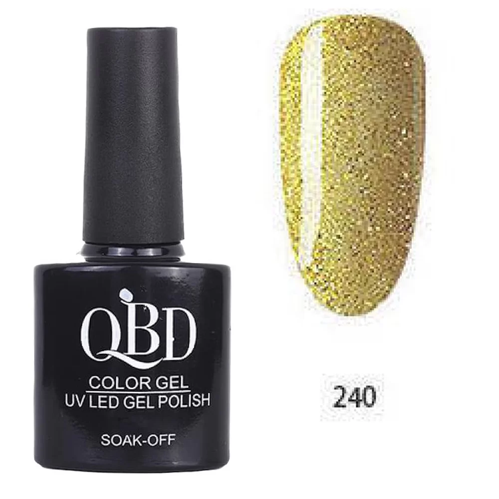 fiwo-cbtym24q Επαγγελματικό Ημιμόνιμο Βερνίκι QBD Color Gel UV LED GEL POLISH SHELLAC SOAK-OFF 10ML - 240 - Image 1