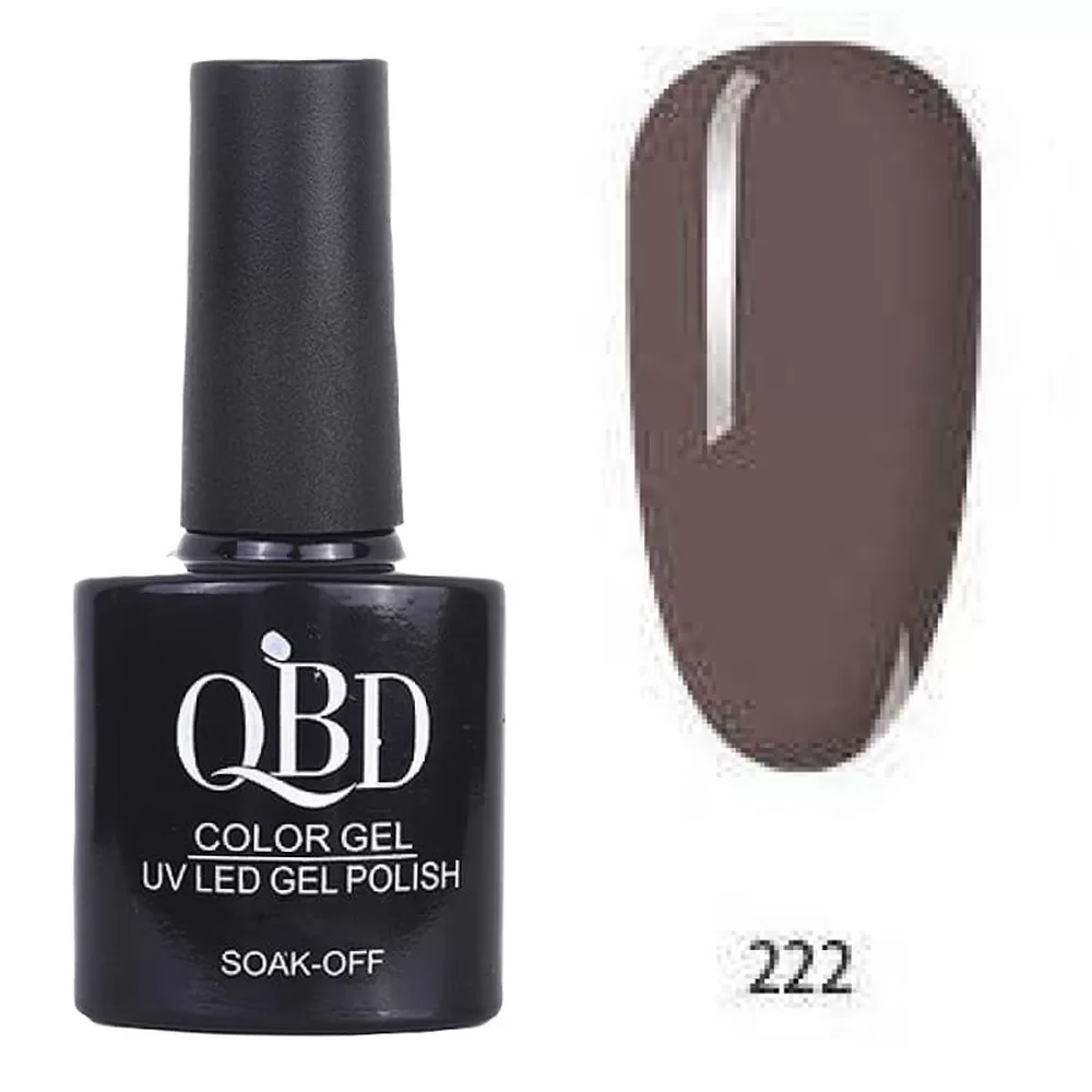 fiwo-e2rVGUIb Επαγγελματικό Ημιμόνιμο Βερνίκι QBD Color Gel UV LED GEL POLISH SHELLAC SOAK-OFF 10ML - 222 - Image 1
