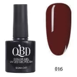 Επαγγελματικό Ημιμόνιμο Βερνίκι QBD Color Gel UV LED GEL POLISH SHELLAC SOAK-OFF 10ML - 016