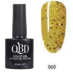 Επαγγελματικό Ημιμόνιμο Βερνίκι QBD Color Gel UV LED GEL POLISH SHELLAC SOAK-OFF 10ML - 069