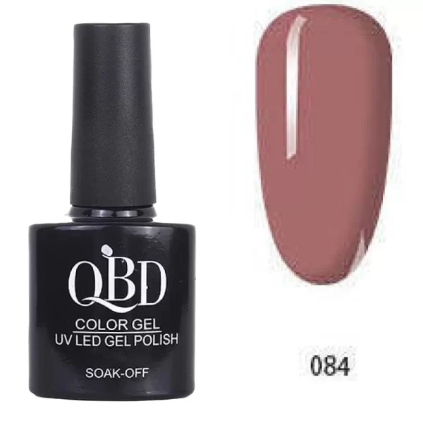 Επαγγελματικό Ημιμόνιμο Βερνίκι QBD Color Gel UV LED GEL POLISH SHELLAC SOAK-OFF 10ML - 084