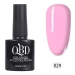 Επαγγελματικό Ημιμόνιμο Βερνίκι QBD Color Gel UV LED GEL POLISH SHELLAC SOAK-OFF 10ML - 029