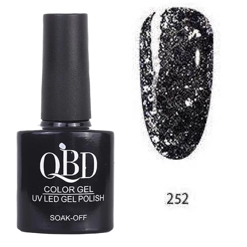 fiwo-iCfVjibr Επαγγελματικό Ημιμόνιμο Βερνίκι QBD Color Gel UV LED GEL POLISH SHELLAC SOAK-OFF 10ML - 252 - Image 1