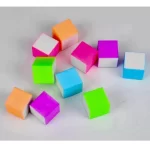 Buffer Mini σε Κομμάτια 30 τμχ 2,5×2,5×2,5 cm Ροζ