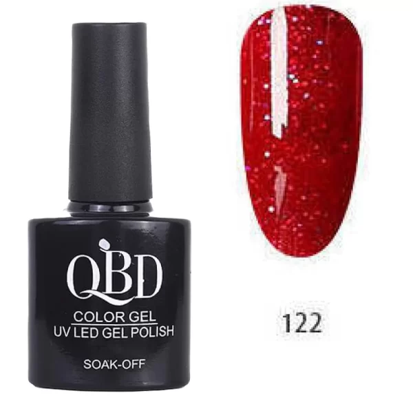 Επαγγελματικό Ημιμόνιμο Βερνίκι QBD Color Gel UV LED GEL POLISH SHELLAC SOAK-OFF 10ML - 122