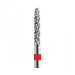 Φρέζα Καρβιδίου ίσια οβάλ κόκκινη