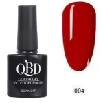 Επαγγελματικό Ημιμόνιμο Βερνίκι QBD Color Gel UV LED GEL POLISH SHELLAC SOAK-OFF 10ML - 004