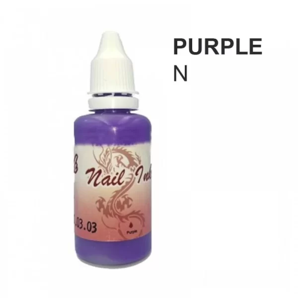 ΑΚΡΥΛΙΚΑ ΧΡΩΜΑΤΑ ΑΕΡΟΓΡΑΦΟΥ AIRBRUSH NAIL INK 30 ML OEM PURPLE NY-51051-N