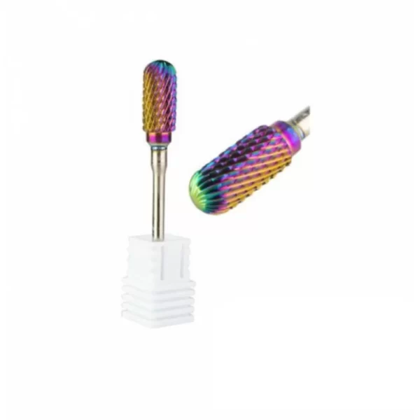 Φρεζάκι τροχού νυχιών Rainbow 6 Barrel Top M 3/32'' από καρβίδιο του βολφραμίου για διαμόρφωση και αφαίρεση