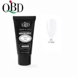 GEL ΧΤΙΣΙΜΑΤΟΣ QBD ACRYLIC GEL UV/LED NAIL GEL - SOAK OFF CLEAR 30ML NY-QBD1333-01