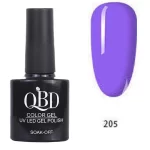 Επαγγελματικό Ημιμόνιμο Βερνίκι QBD Color Gel UV LED GEL POLISH SHELLAC SOAK-OFF 10ML - 205