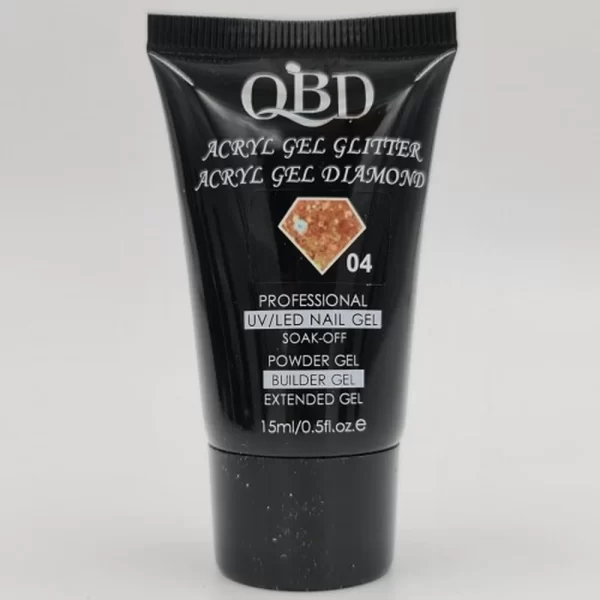 QBD GLITTER ACRYLGEL 4 Diamond 15ml