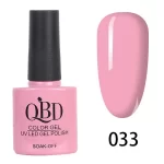 Επαγγελματικό Ημιμόνιμο Βερνίκι QBD Color Gel UV LED GEL POLISH SHELLAC SOAK-OFF 10ML - 033