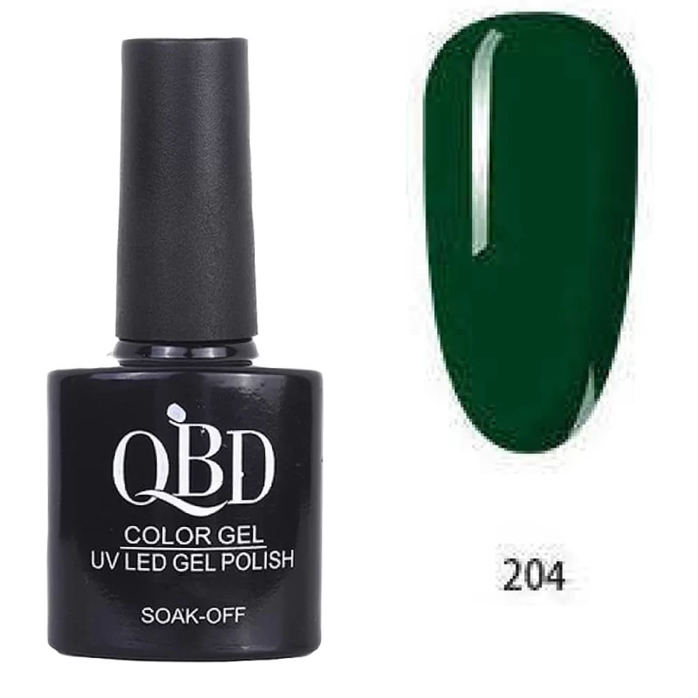 fiwo-wAJKqRHN Επαγγελματικό Ημιμόνιμο Βερνίκι QBD Color Gel UV LED GEL POLISH SHELLAC SOAK-OFF 10ML - 204 - Image 1