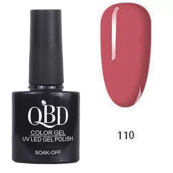 Επαγγελματικό Ημιμόνιμο Βερνίκι QBD Color Gel UV LED GEL POLISH SHELLAC SOAK-OFF 10ML - 110