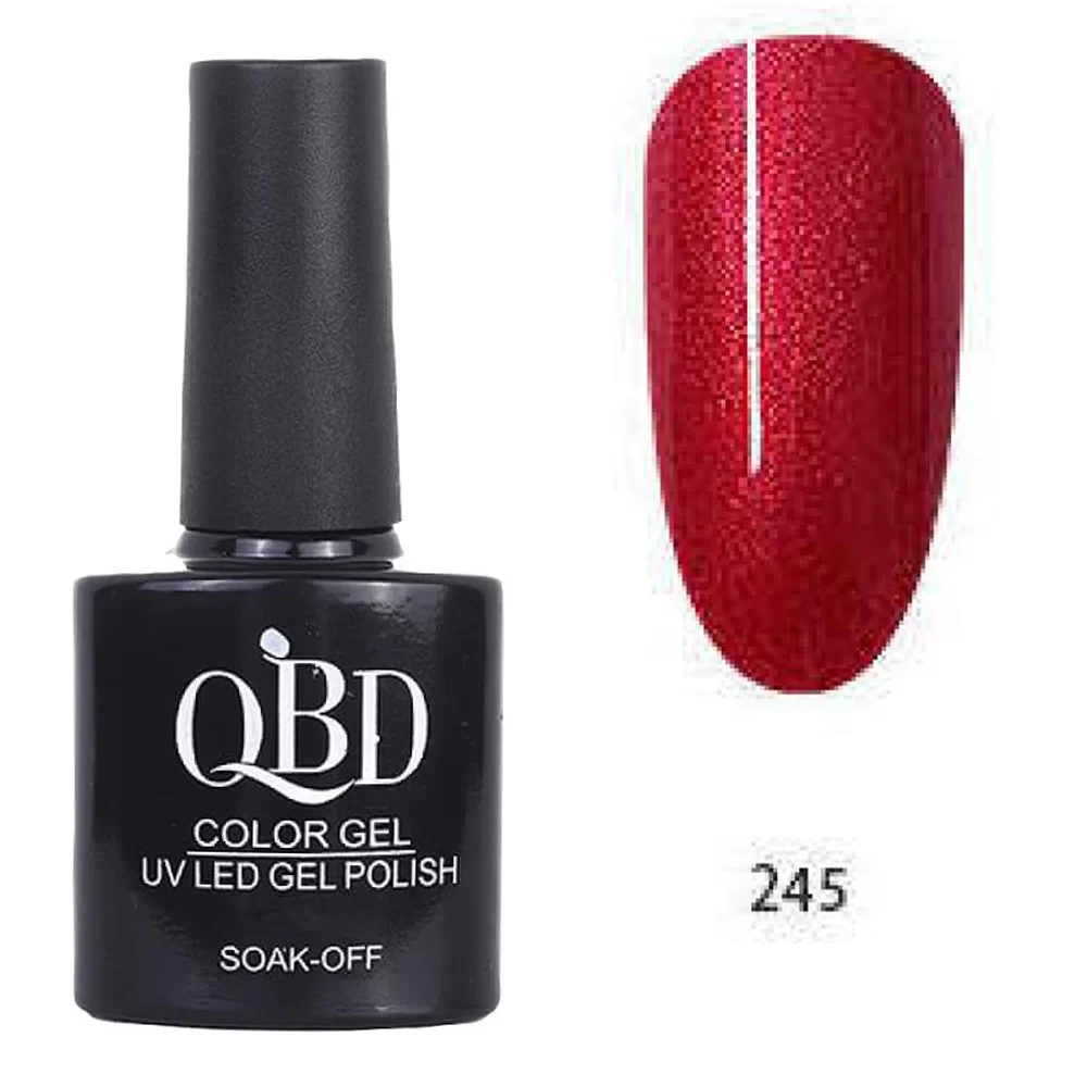 fiwo-ygOmYu2U Επαγγελματικό Ημιμόνιμο Βερνίκι QBD Color Gel UV LED GEL POLISH SHELLAC SOAK-OFF 10ML - 245 - Image 1