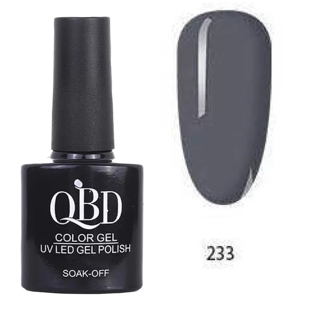 fiwo-zZFkocwJ Επαγγελματικό Ημιμόνιμο Βερνίκι QBD Color Gel UV LED GEL POLISH SHELLAC SOAK-OFF 10ML - 233 - Image 1