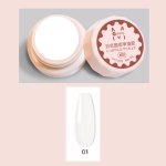 Mobray Στερεό κρεμώδες gel για nail art 5g No1 (Solid Pudding Cream)