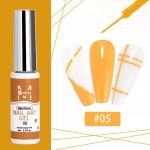 Mobray 12 Χρώματα Nail Art Gel Για Λεπτές Γραμμές Και Εύκολη Δημιουργία Γαλλικού - Image 10