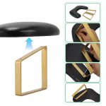 Σκαμπό Μανικιούρ Πεντικιούρ με μεταλλικά πόδια - Image 7