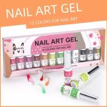 Mobray 12 Χρώματα Nail Art Gel Για Λεπτές Γραμμές Και Εύκολη Δημιουργία Γαλλικού - Image 4